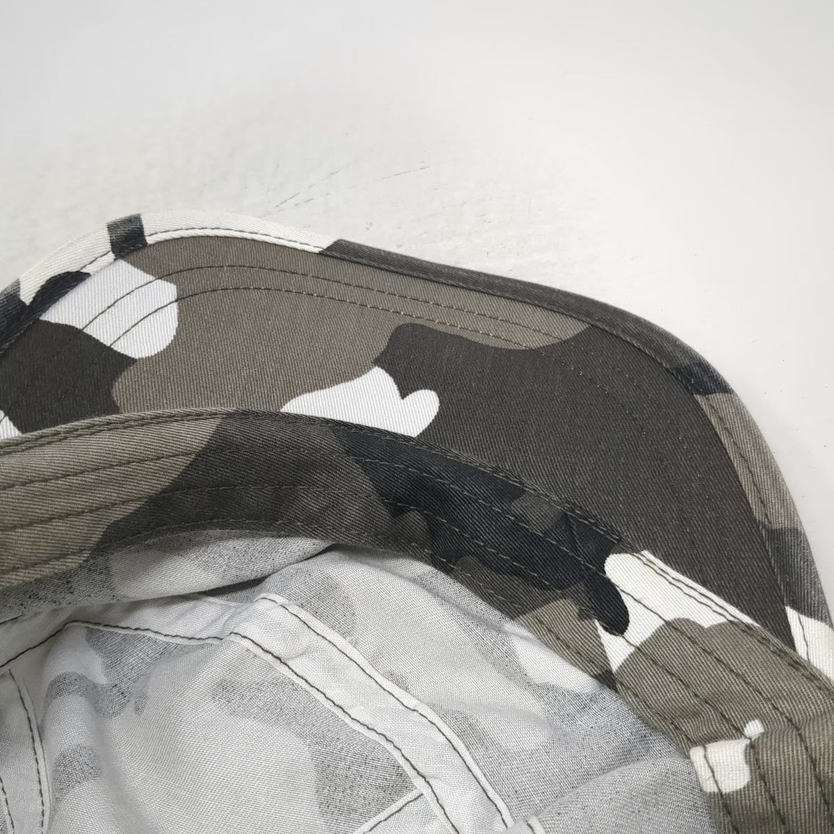 Headwear Guru Gray Army Cap One Size Camo Urban Strapback Flat Top Cadet Hat