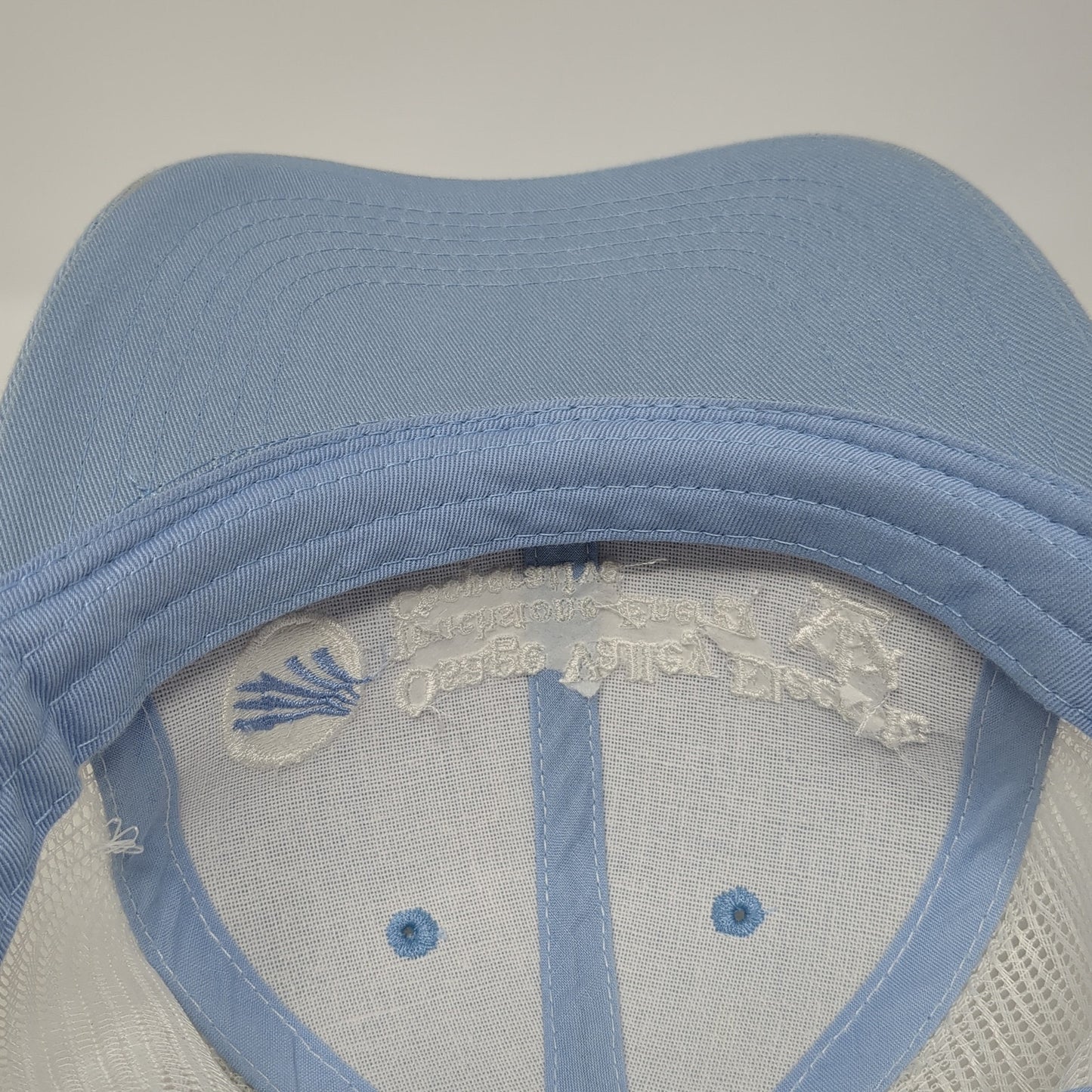 Osage Valley Electric Strapback Trucker Hat Blue One Size Mesh Back