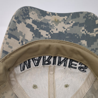 Marines Strapback Baseball Cap Multicolor OS Adjustable Embroidered 6 Panel