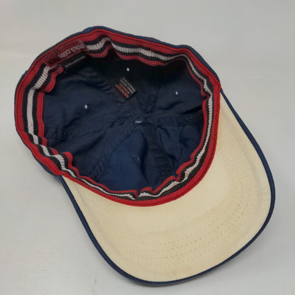 Ecko Complex Fitted Hat Blue One Size Embroidered Logo Solid 6 Panel