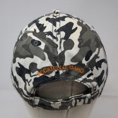 Otto Baseball Cap Gray Camo One Size Pacific Steel Recycling Pocatello Idaho Hat
