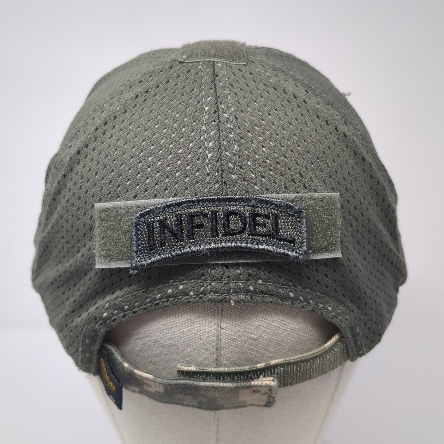 Condor Infidel Strapback Baseball Cap Multicolor OS Adjustable Camouflage Patch