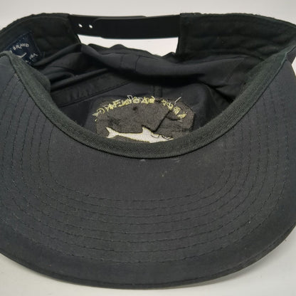 Mako Brand 5 Panel Black Hat One Size Shark Logo Keep Paddling Snapback