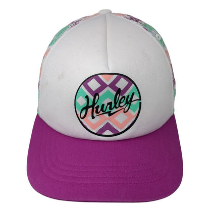 Hurley Snapback Trucker Hat Multi One Size Mesh Back Outdoor Yupoong