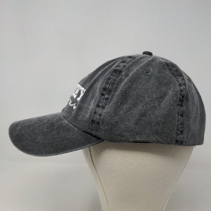 Unbranded Women's Slideback Hat Gray Size OSFA Embroidered Hockey Mom Cotton