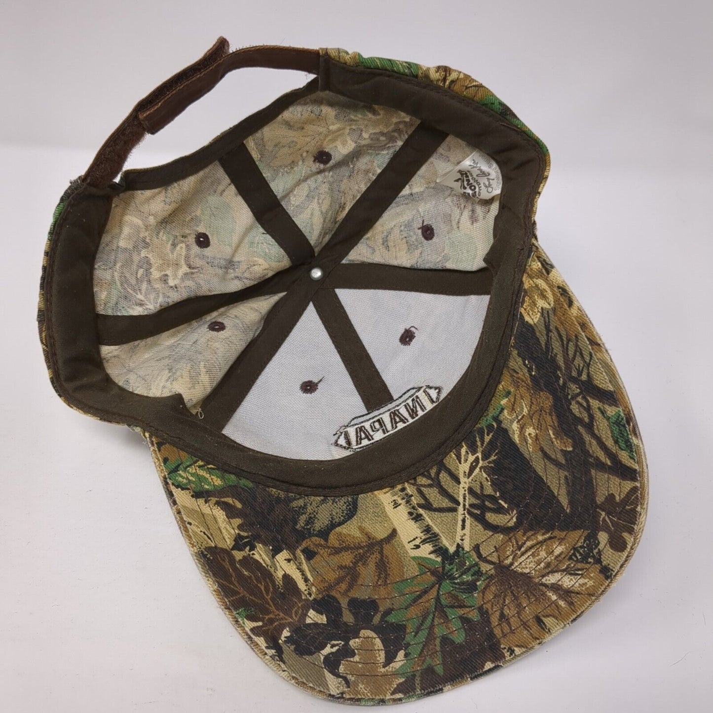 NAPA Larry Csonka Strapback Hat Camo One Size Adjustable Hunting Outdoor