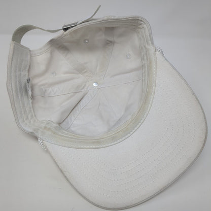 Mickey Mouse Slideback Rope Hat White One Size Adjustable Solid Disney
