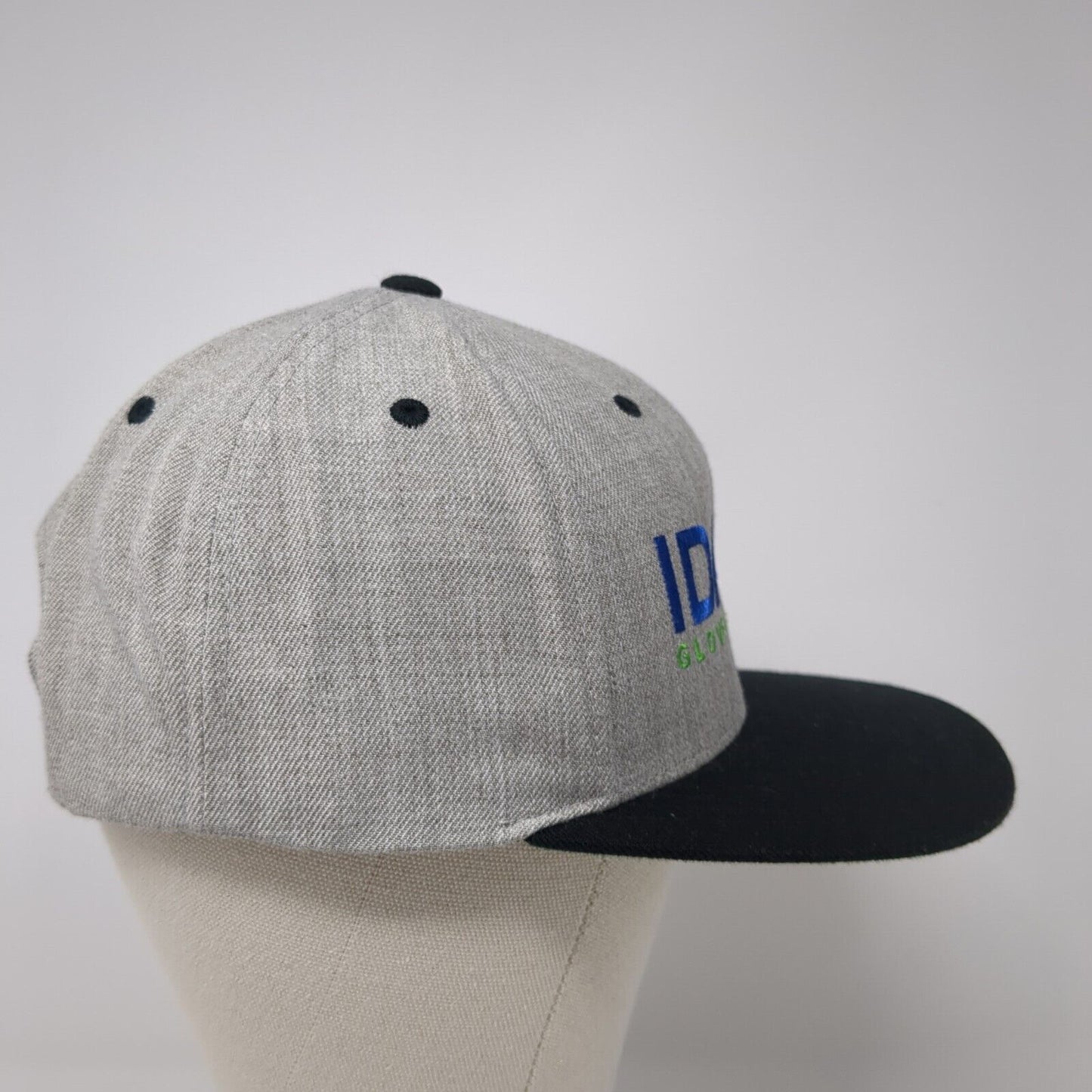 Idaho Glove & Safety Snapback Hat Gray One Size Colorblock Sport-Tek