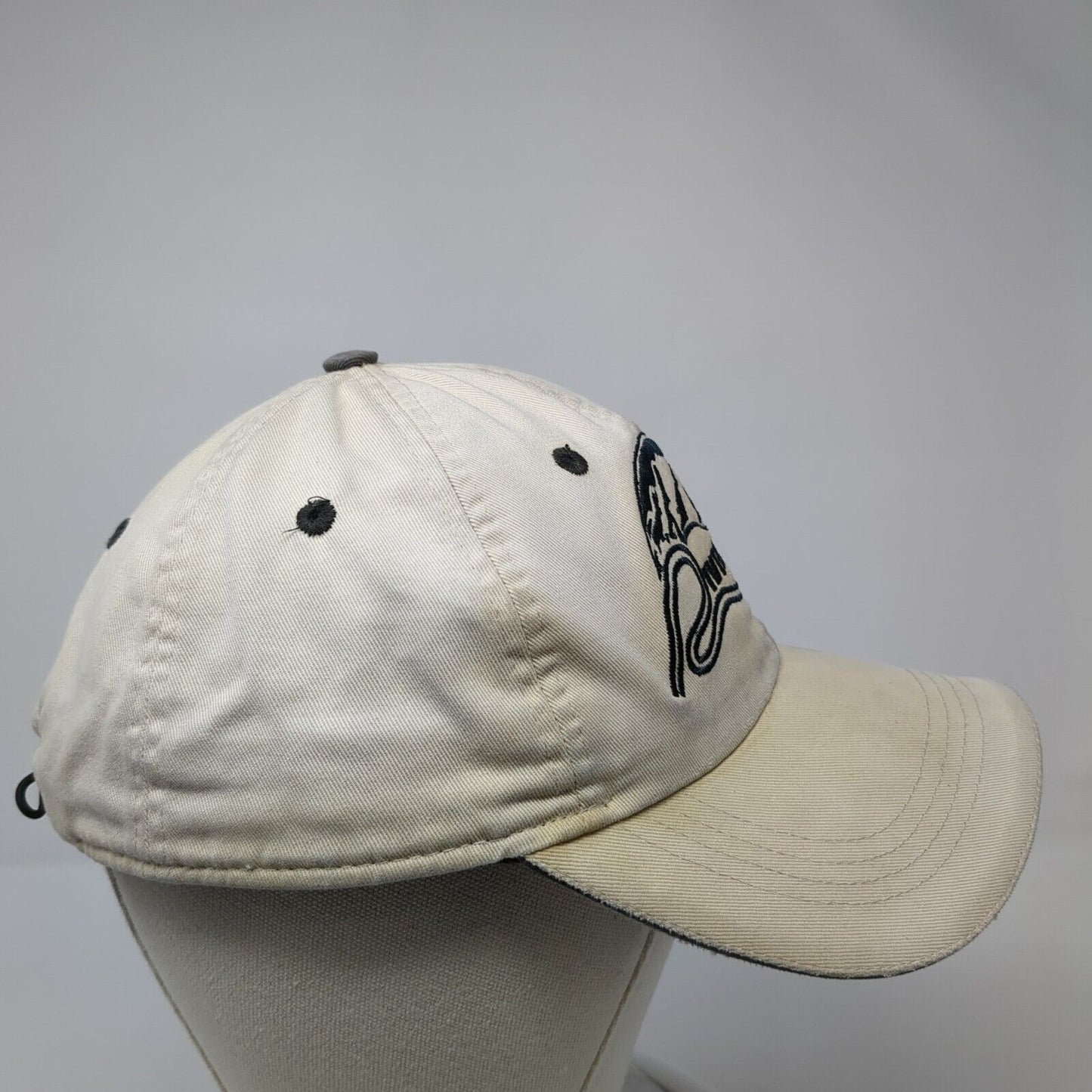 Riverwear Strapback Hat Tan One Size Adjustable Embroidered Extreme Fit Ahead
