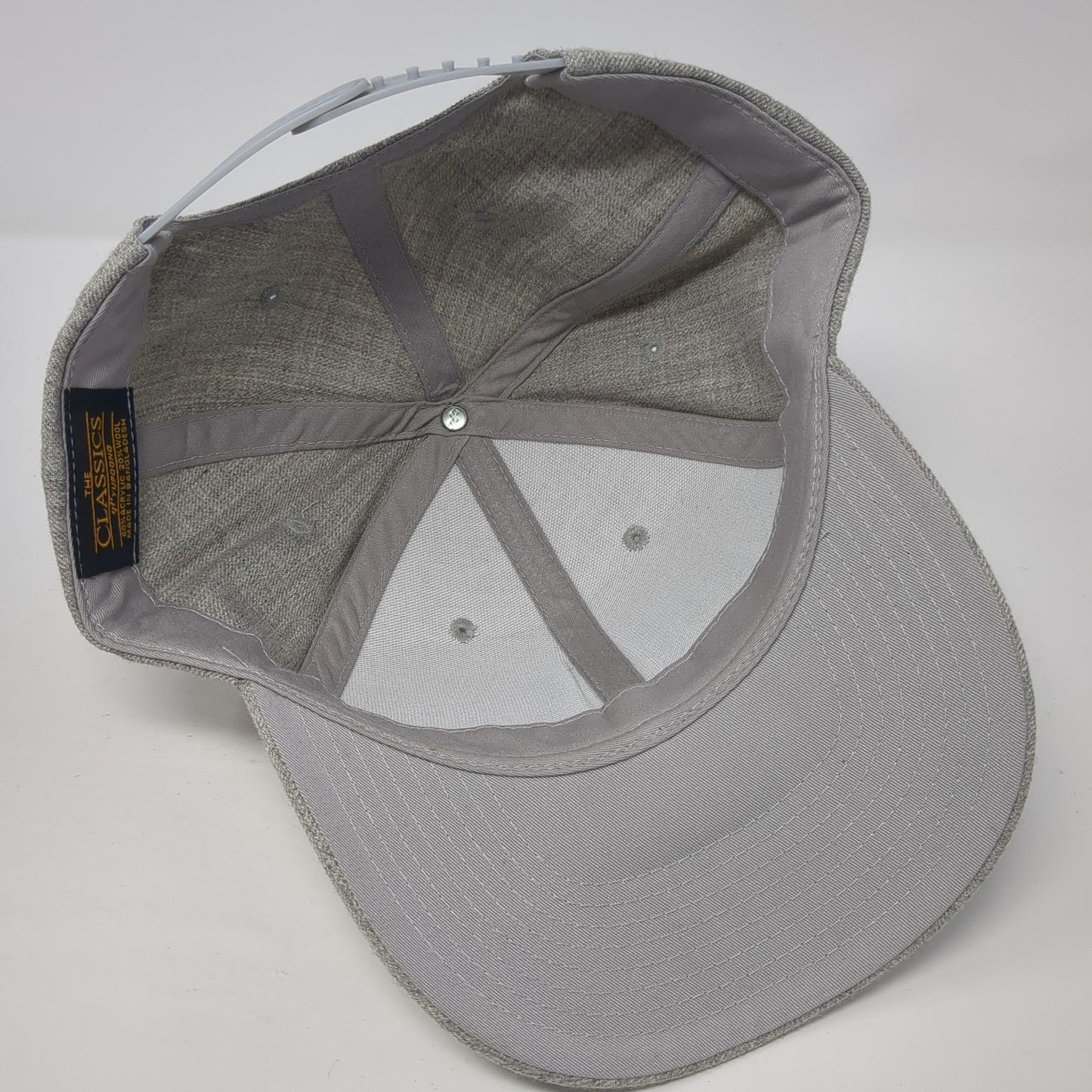 Joyride Cycles Snapback Hat Gray One Size Adjustable The Classics Yupoong
