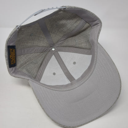 Joyride Cycles Snapback Hat Gray One Size Adjustable The Classics Yupoong