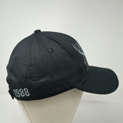 Mule Deer Foundation Baseball Cap Black One Size Strapback 1988 Deer Logo Hat