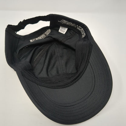 Nike Swoosh Strapback Hat Black One Size Mt. Borah 2019 Solid Dri-Fit