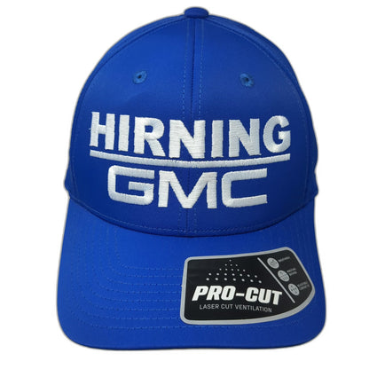 Sport-Tek Hirning GMC Blue Trucker Hat One Size Snapback Laser Cut Ventilation