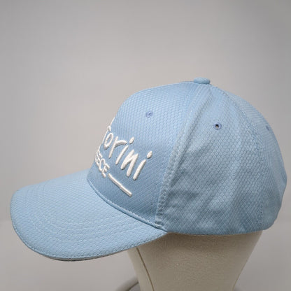 Santorini Greece Slideback Hat Blue One Size Adjustable Embroidered Polyester