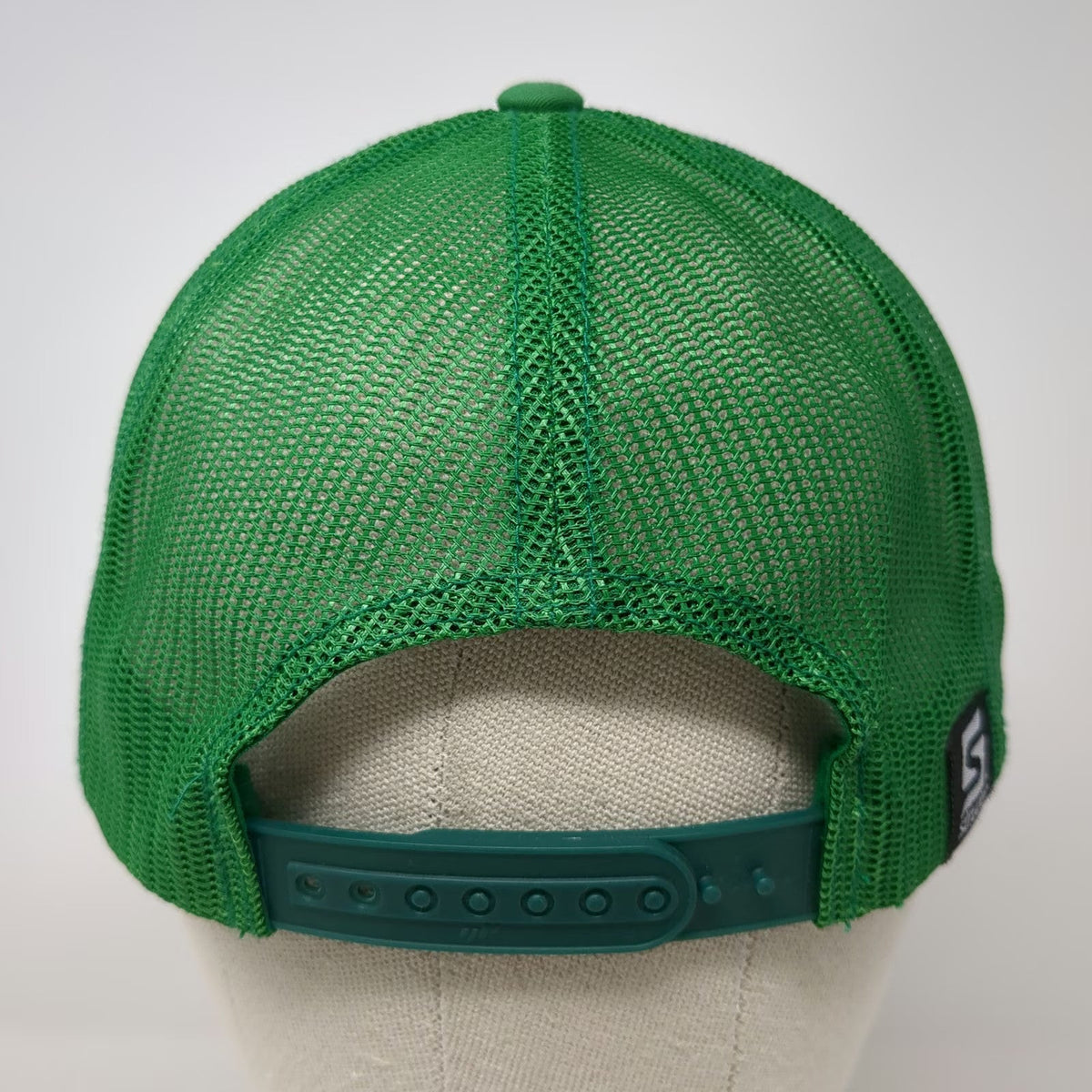 Stryder Trucker Hat Green One Size Cascade Idaho Snowmobile Snapback Mesh Back