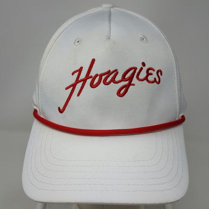 Wawa 5 Panel White One Size Hoagies Red Rope Script Snapback Polyester Hat