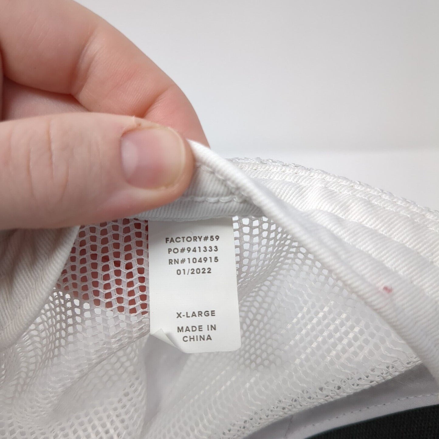 Denny Dennis Sporting Goods Snapback Trucker Hat Blue XL Mesh Back