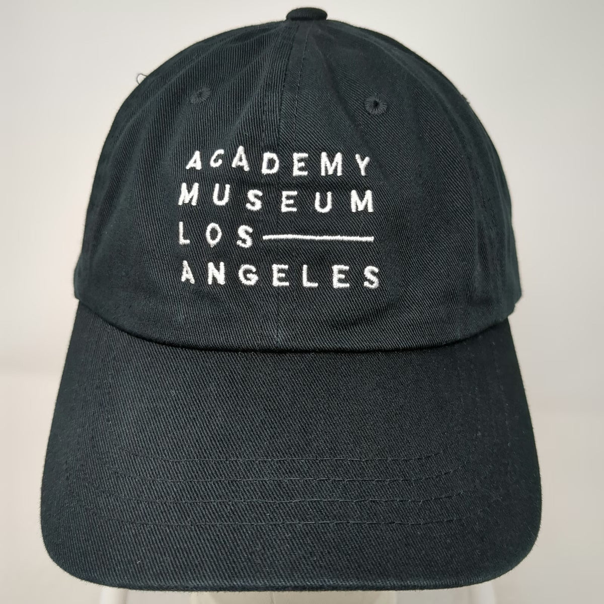 Yupoong Academy Museum Los Angeles Baseball Cap Hat Black One Size Cotton Strap