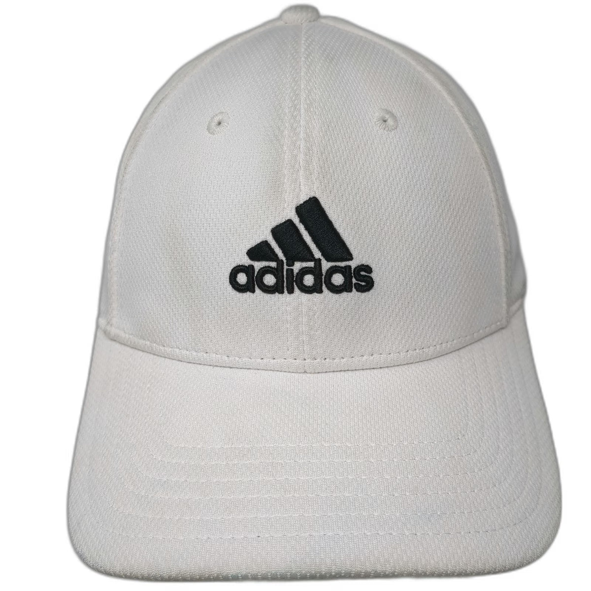 Adidas Baseball Cap White One Size Strapback Hat Climacool Performance Sport
