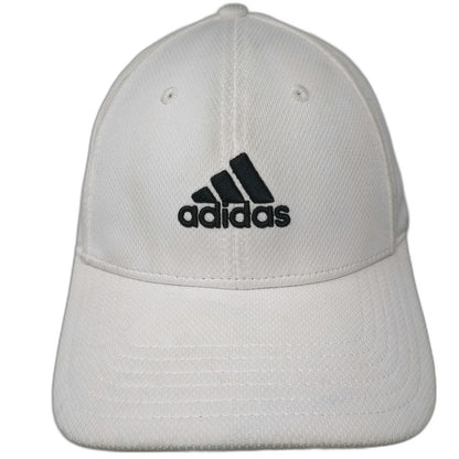 Adidas Baseball Cap White One Size Strapback Hat Climacool Performance Sport
