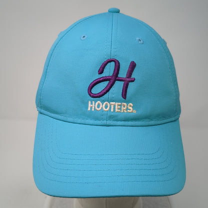 Hooters Port Richey Strapback Hat Blue One Size Adjustable Fahrenheit