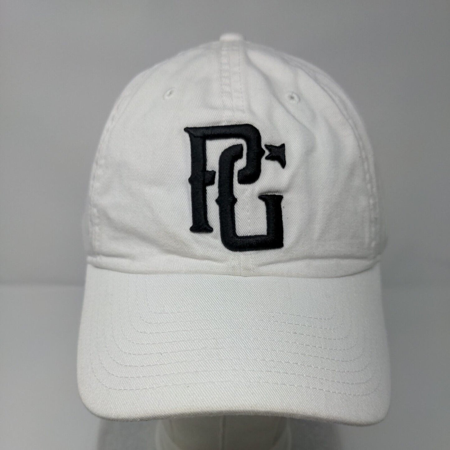 PG Perfect Game Slideback Hat White OSFA Adjustable Embroidered
