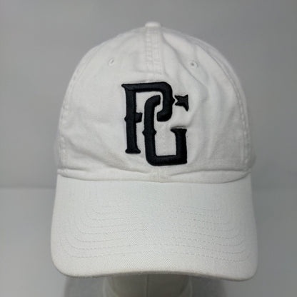 PG Perfect Game Slideback Hat White OSFA Adjustable Embroidered