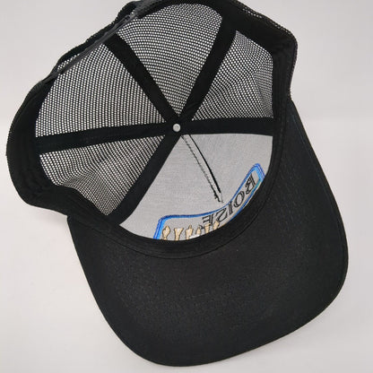 Boise Idaho Patch Snapback Mesh Back Trucker Hat Black One Size Solid