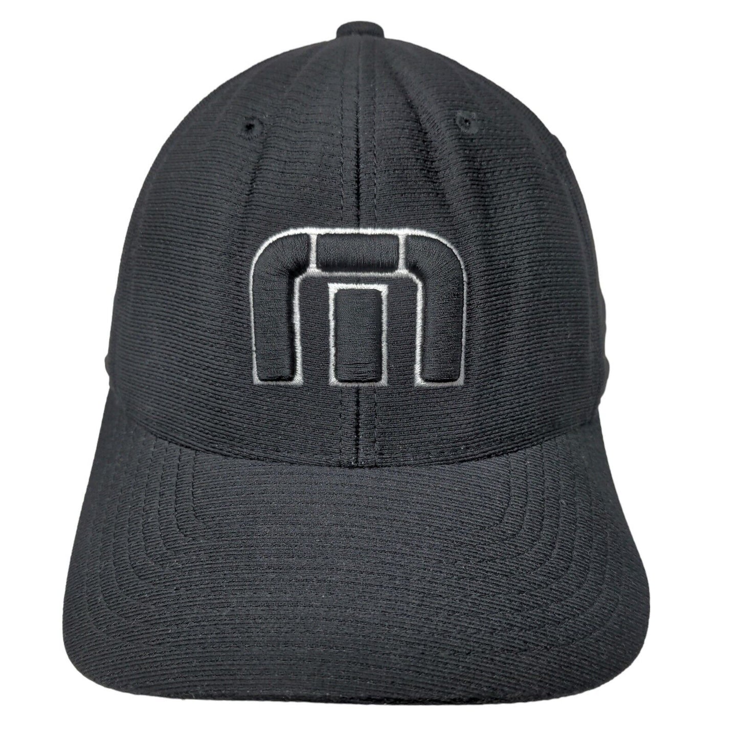 Flexfit Men's Fitted Hat Black Size L/XL Embroidered Travis Matthew Logo