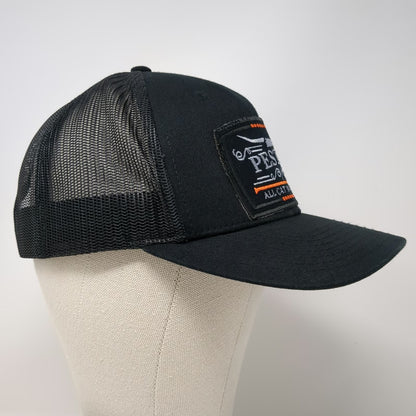 Richardson Trucker Hat Black One Size Pestco Holdings All Cat No Cattle Mesh