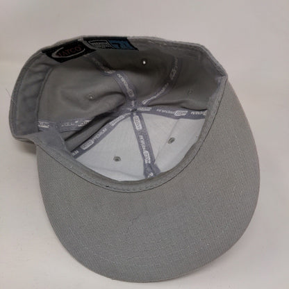 Hatco Fitted Hat Gray 7 1/2 Premium Original Flat 6 Panel Blank