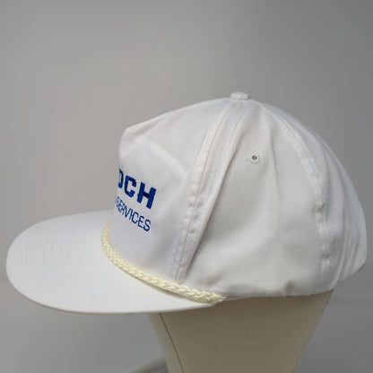 Head To Toe Trucker White One Size Koch Agri Services Rope Hat Slideback Blue
