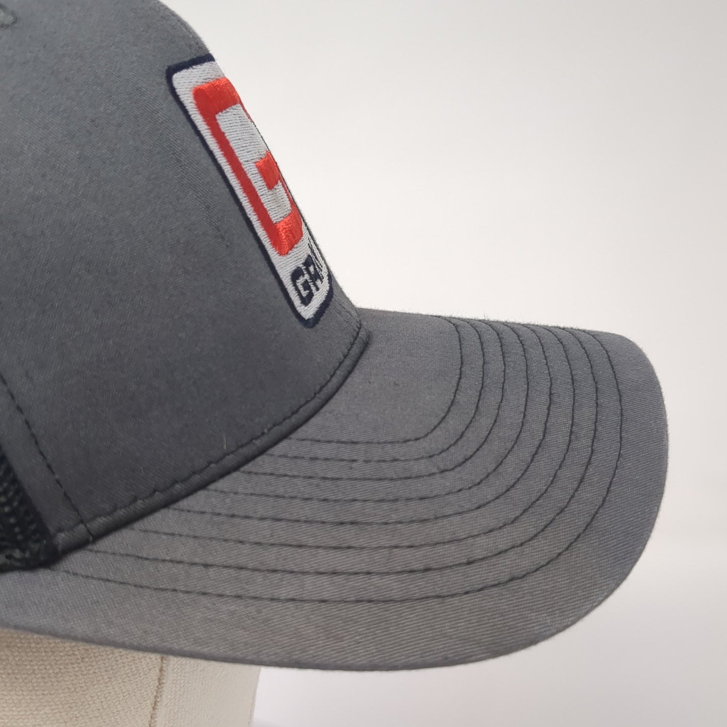 Gray Snapback Trucker Hat Gray One Size Mesh Back Richardson Outdoor