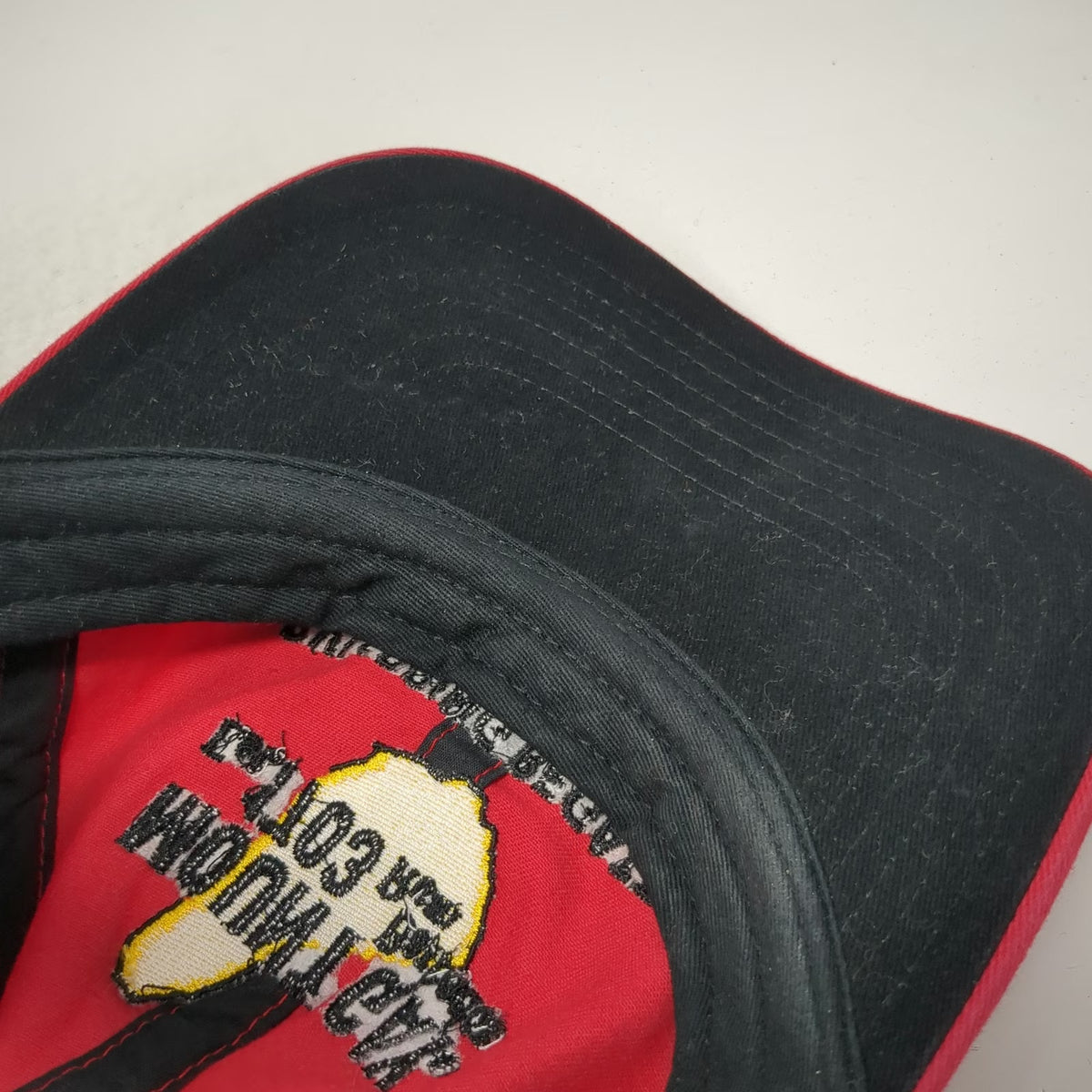 Mount Gay Rum Baseball Cap Red One Size BVI Spring Regatta 2019 Barbados Map Hat