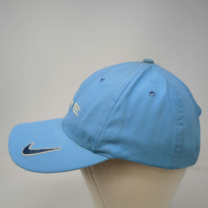 Nike Baseball Hat Blue Adjustable Strapback Embroidered Swoosh Vintage Red Tag