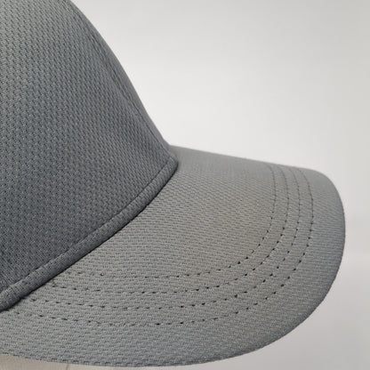 Athletic Works Fitted Hat Gray L-XL Stretch Blank Solid 6 Panel Outdoor