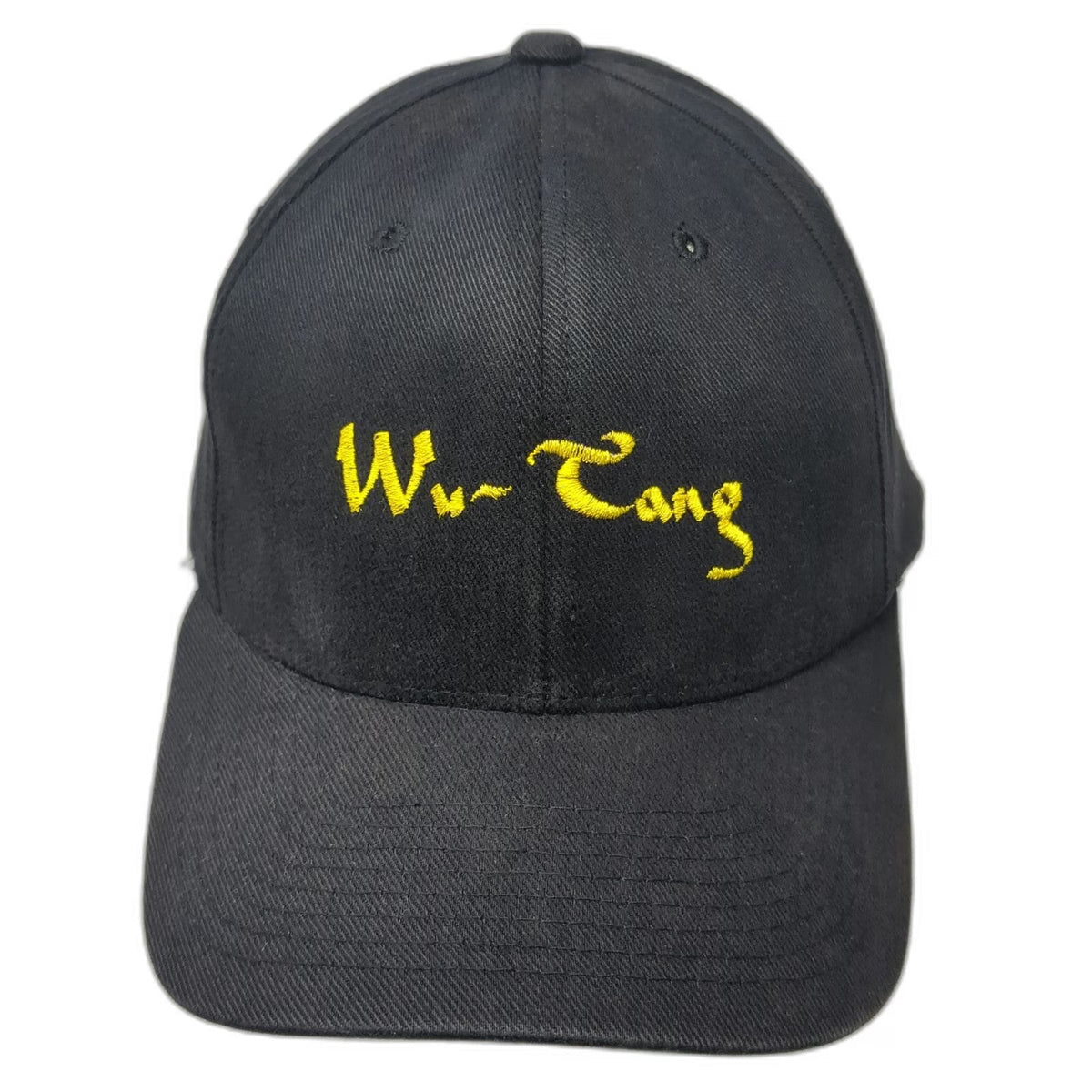 Wu-Tang Clan Yupoong Flexfit Baseball Cap Black M Junyor Embroidered Cotton Hat