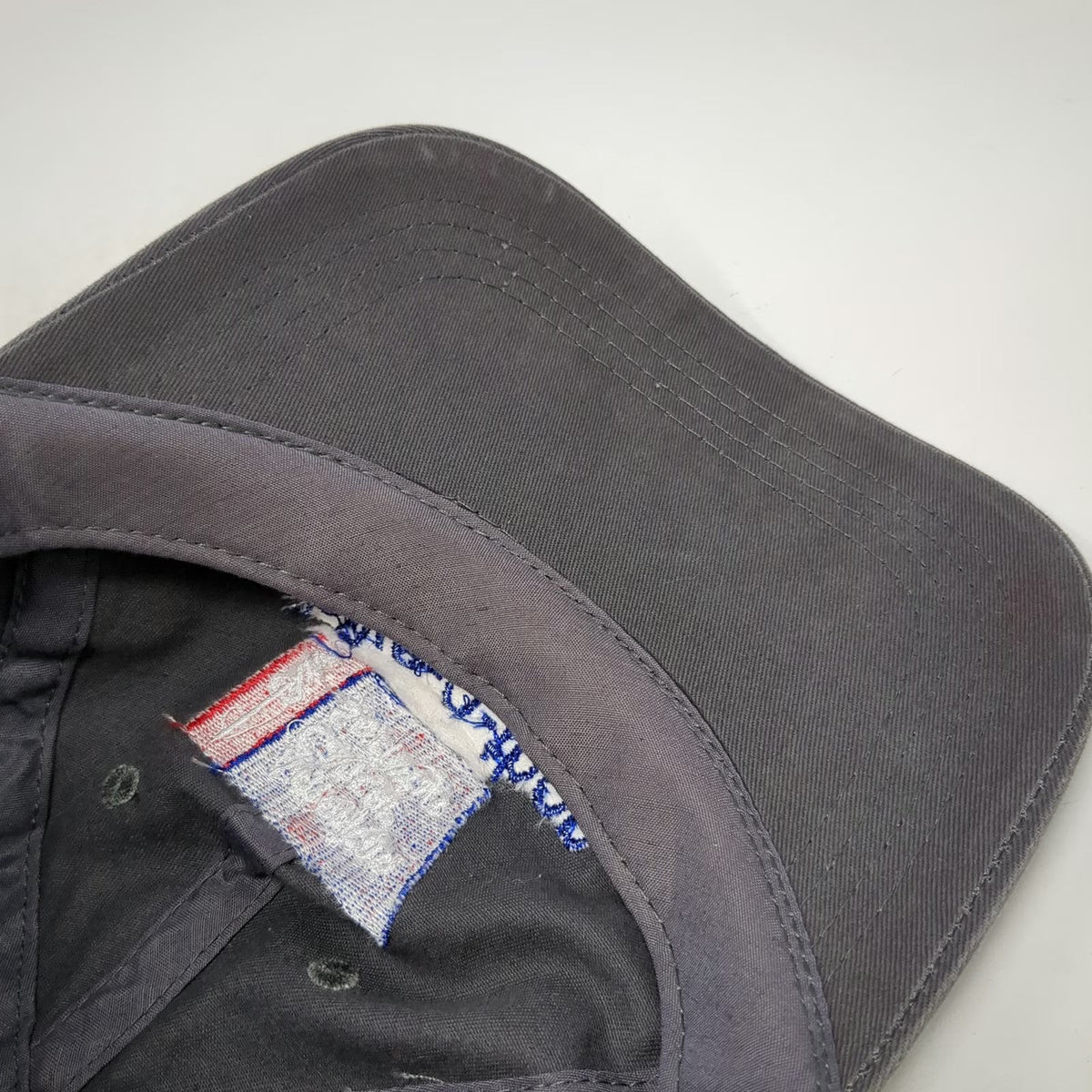 Cap America Baseball Cap Gray One Size American Cancer Society Bike-a-Thon Hat