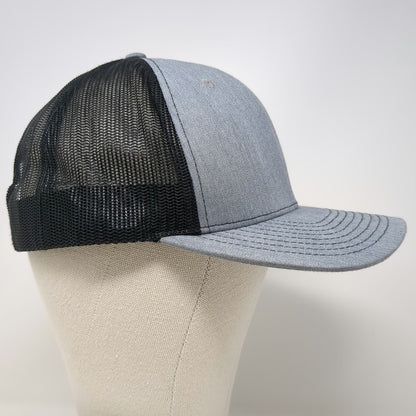 Richardson Trucker Hat Gray One Size Mesh Snapback 112 Potter Logo Embroidered
