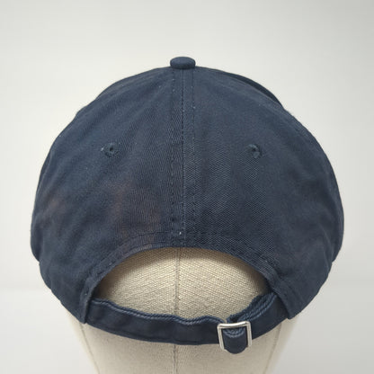 Port & Company Slideback Baseball Cap Blue One Size Adjustable Embroidered