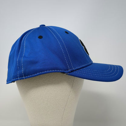 Black Clover Baseball Cap Blue XL A-Flex Stretch Fit Live Lucky Four Leaf Hat