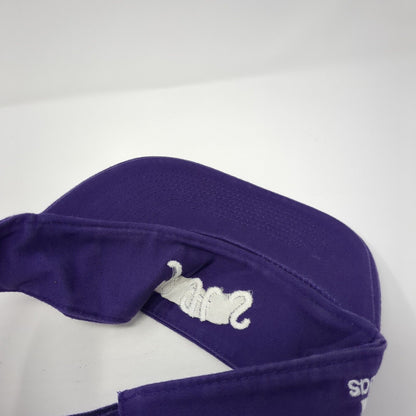 PHS Strapback Golf Sun Visor Hat Purple One Size Adjustable Embroidered Adidas