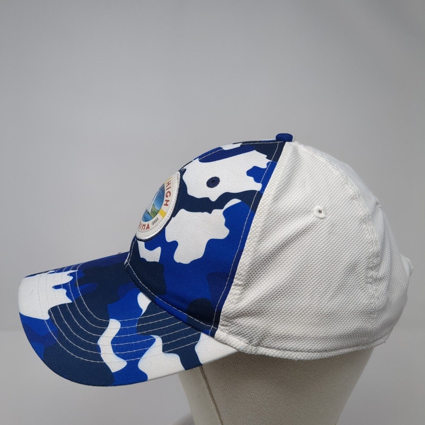Mile High Marina Patch Strapback Hat Camouflage One Size Mid Fit Ahead
