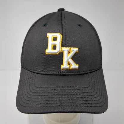 BK Knights Fitted Hat Black Medium Embroidered Solid 6 Panel The Game