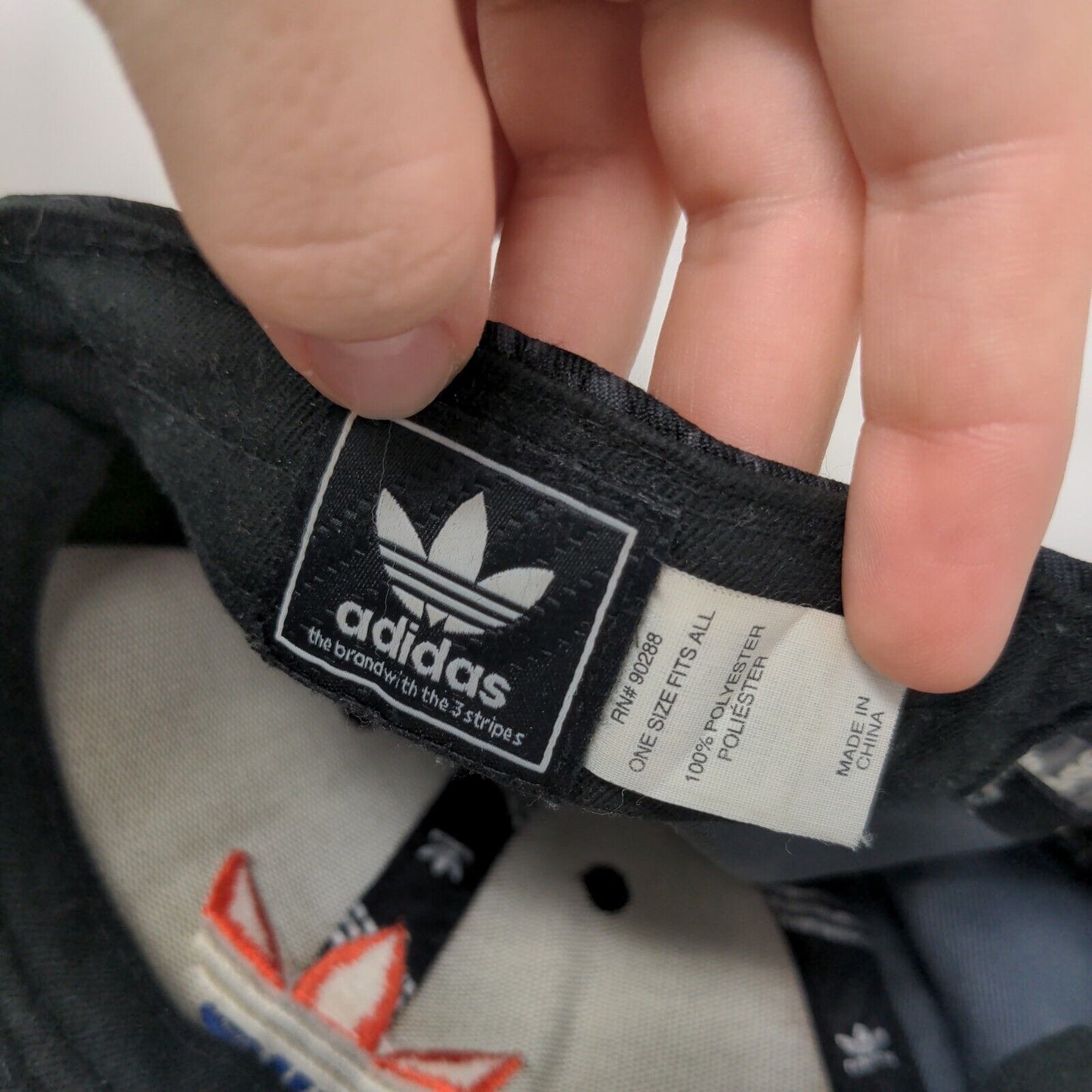 Adidas Trefoil Snapback Hat Multi OSFA Embroidered Adjustable 6 Panel