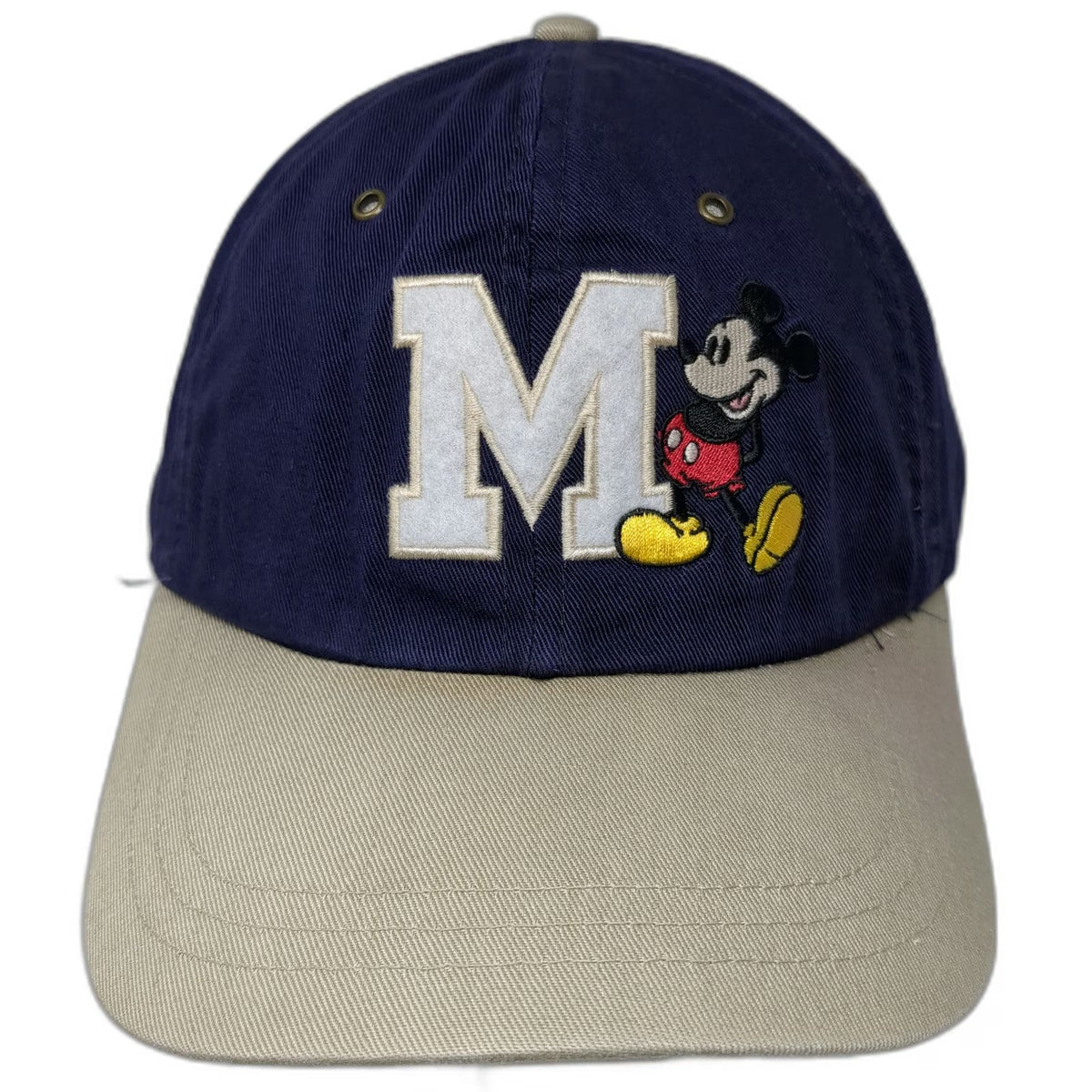 Disney Mickey Mouse Walt Disney World M Letter Baseball Cap Blue One Size Hat