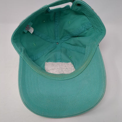 Good Vibes Slideback Hat Blue One Size Adjustable Embroidered 6 Panel WB