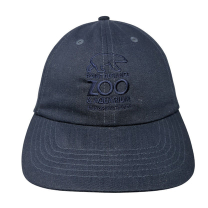 Point Defiance Zoo & Aquarium Slideback Hat Blue OS Adjustable Embroidered