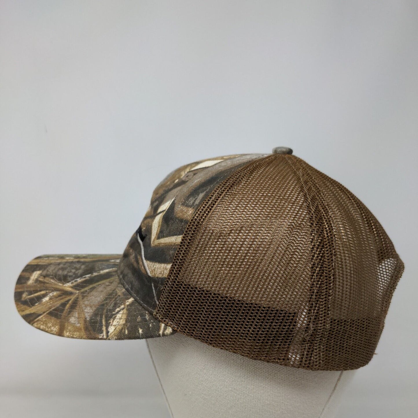 Comtrain Snapback Mesh Back Trucker Hat Camo One Size Embroidered